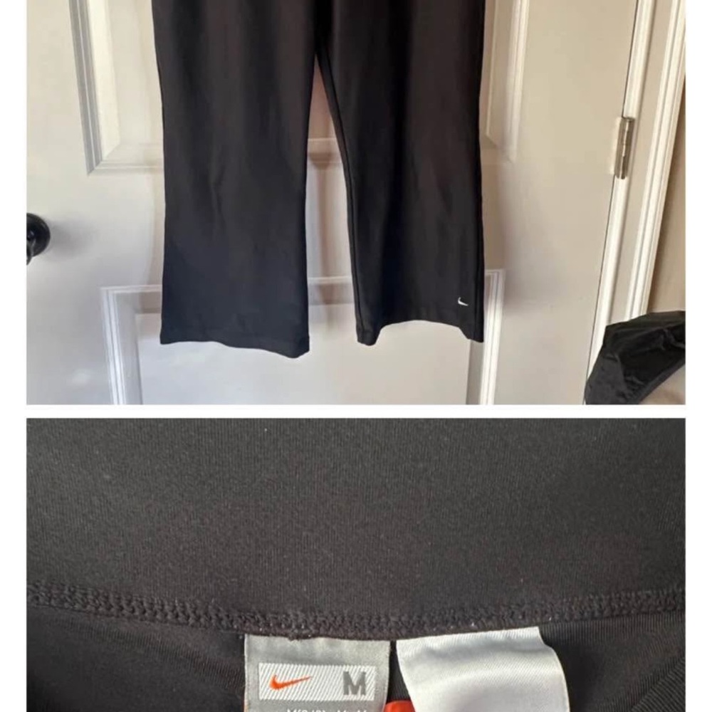 Nike medium Black Workout capris black